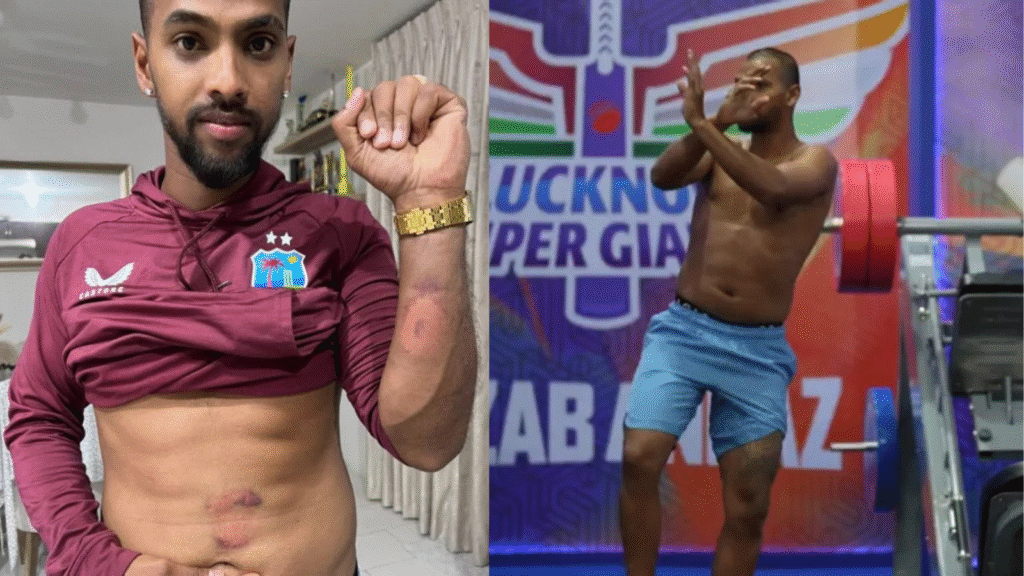 Nicholas Pooran fitness