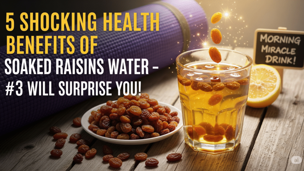 Soaked Raisins Water Benefits